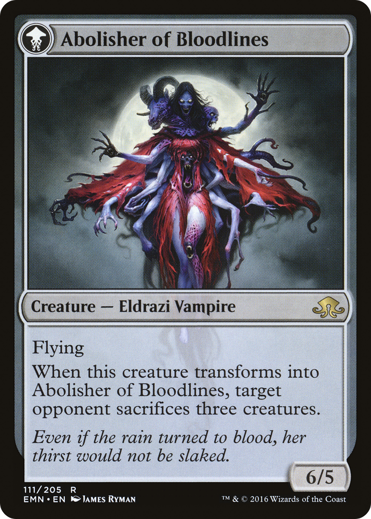 Voldaren Pariah // Abolisher of Bloodlines (EMN-111) [Eldritch Moon] MTG Single Wizards of the Coast