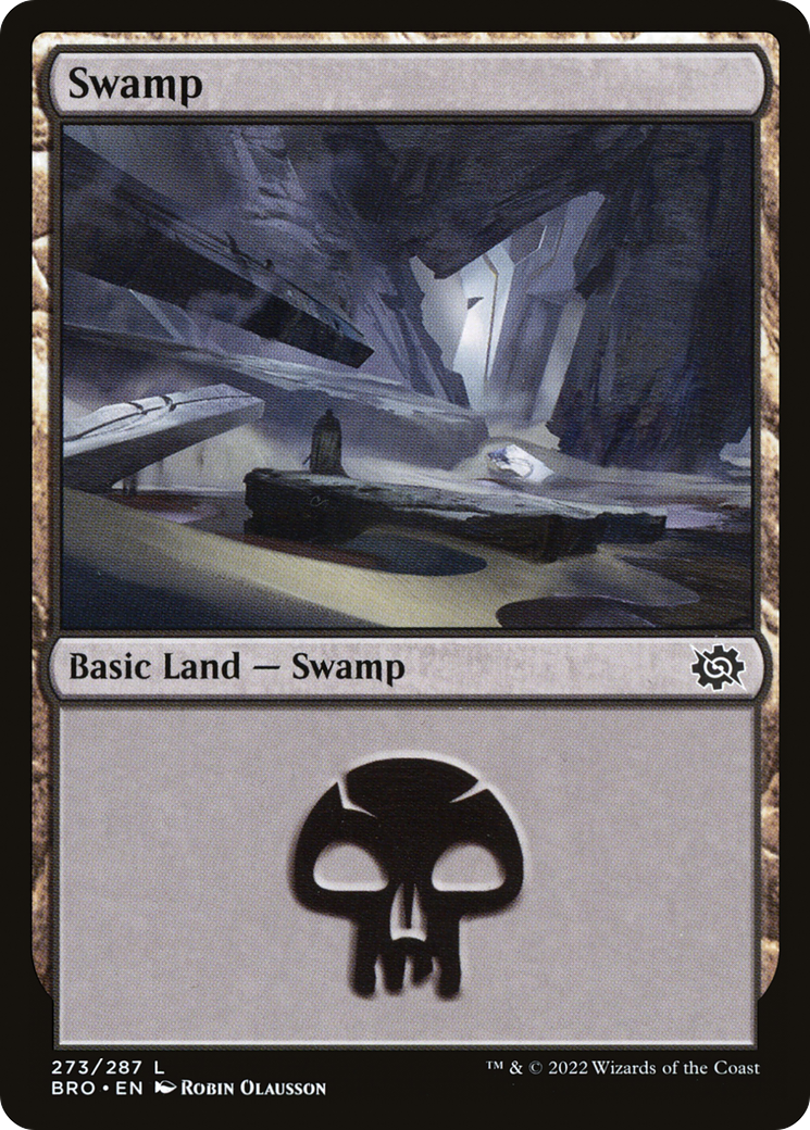 Swamp (273) (BRO-273) [The Brothers' War] Foil MTG Single Wizards of the Coast