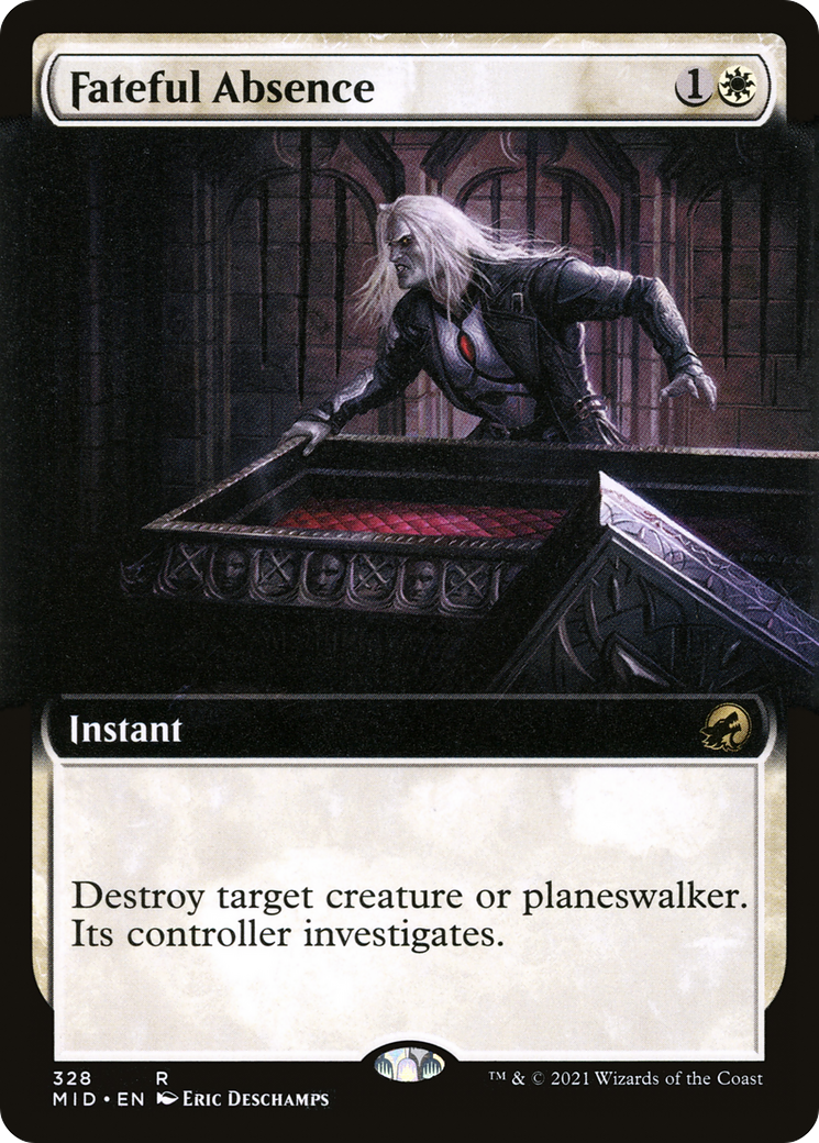 Fateful Absence (MID-328) [Innistrad: Midnight Hunt] (Extended Art) MTG Single Wizards of the Coast