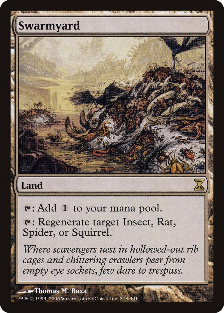 Swarmyard (TSP-278) [Time Spiral] Foil MTG Single Wizards of the Coast
