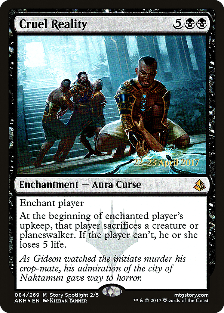 Cruel Reality (PRE-084) [Amonkhet Promos] Foil MTG Single Wizards of the Coast