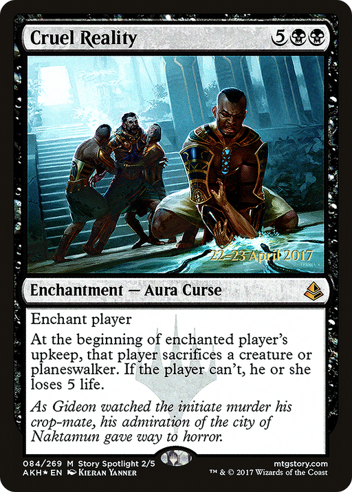 Cruel Reality (PRE-084) [Amonkhet Promos] Foil MTG Single Wizards of the Coast