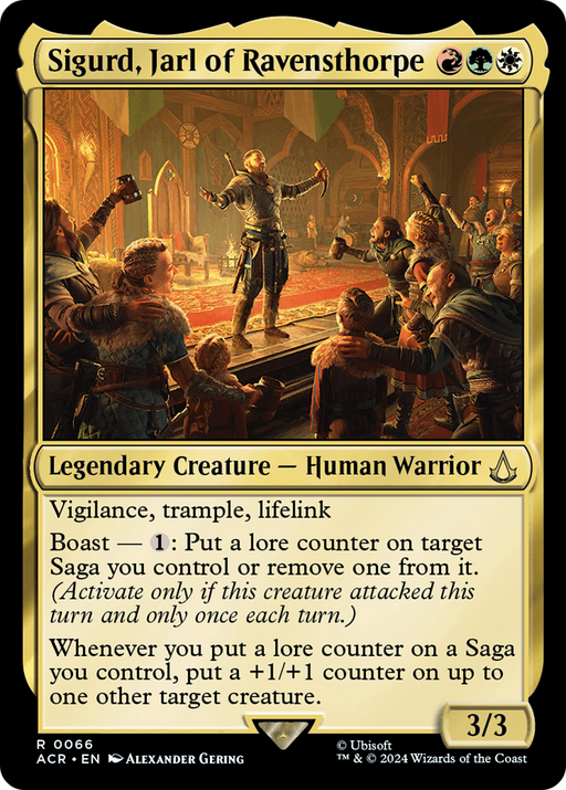 Sigurd, Jarl of Ravensthorpe (ACR-066) [Assassin's Creed] Foil MTG Single Wizards of the Coast