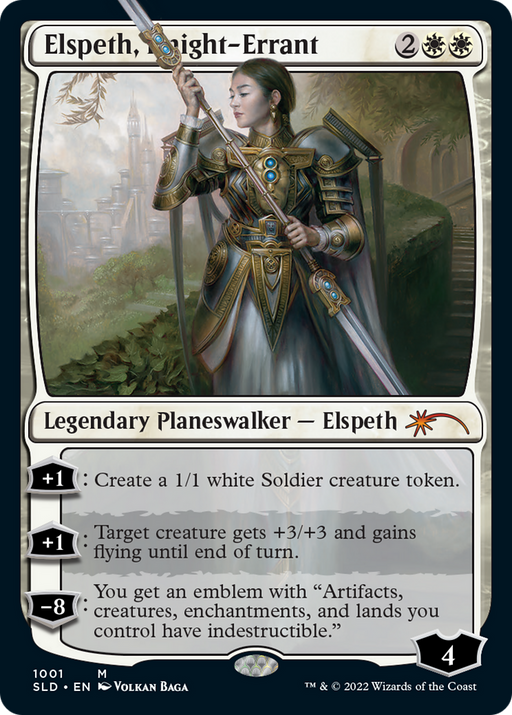 Elspeth, Knight-Errant (SLD-1001) [Secret Lair] Drop MTG Single Wizards of the Coast