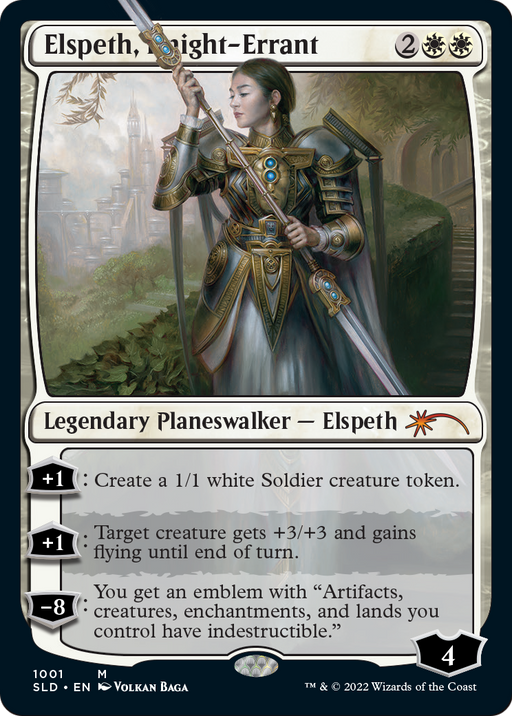 Elspeth, Knight-Errant (SLD-1001) [Secret Lair] Drop MTG Single Wizards of the Coast