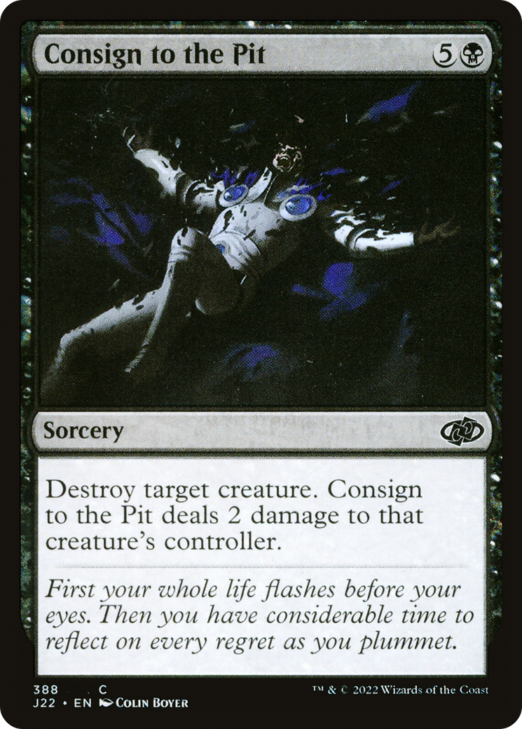 Consign to the Pit (J22-388) [Jumpstart 2022] MTG Single Wizards of the Coast