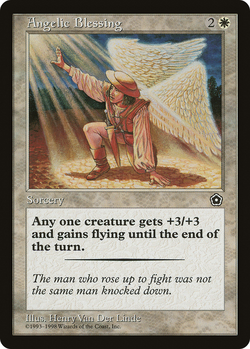 Angelic Blessing (P02-) [Misc] Portal Second Age MTG Single Wizards of the Coast