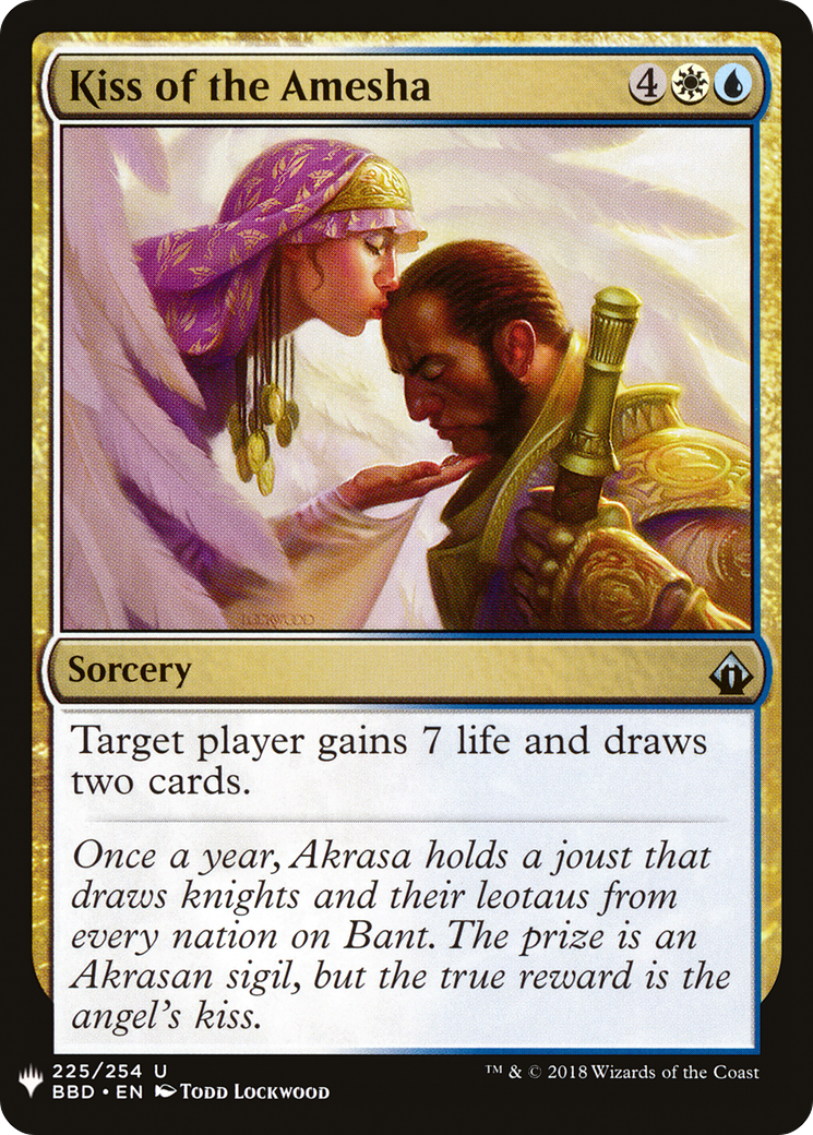 Kiss of the Amesha (LIST-BBD-225) [Mystery Booster] The List MTG Single Wizards of the Coast