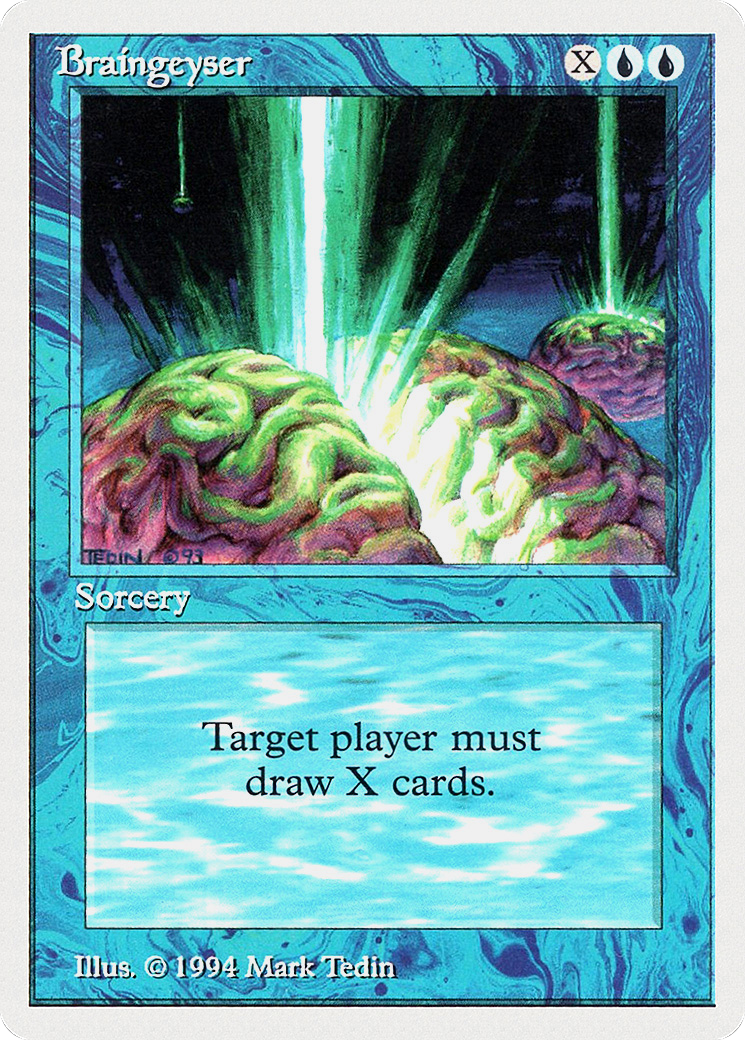 Braingeyser (SUM-050) [Misc] Summer Magic / Edgar MTG Single Wizards of the Coast