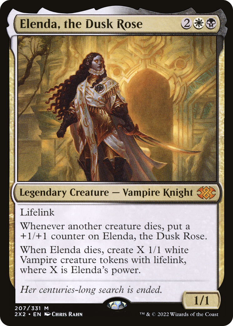Elenda, the Dusk Rose (2X2-207) [Double Masters 2022] MTG Single Wizards of the Coast