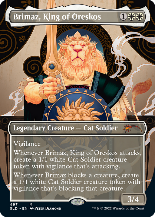 Brimaz, King of Oreskos (SLD-497) [Secret Lair] Drop (Borderless) MTG Single Wizards of the Coast