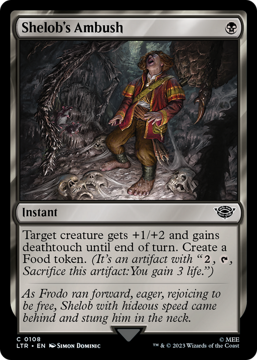Shelob's Ambush (LTR-108) [The Lord of the Rings: Tales of Middle-earth] MTG Single Wizards of the Coast