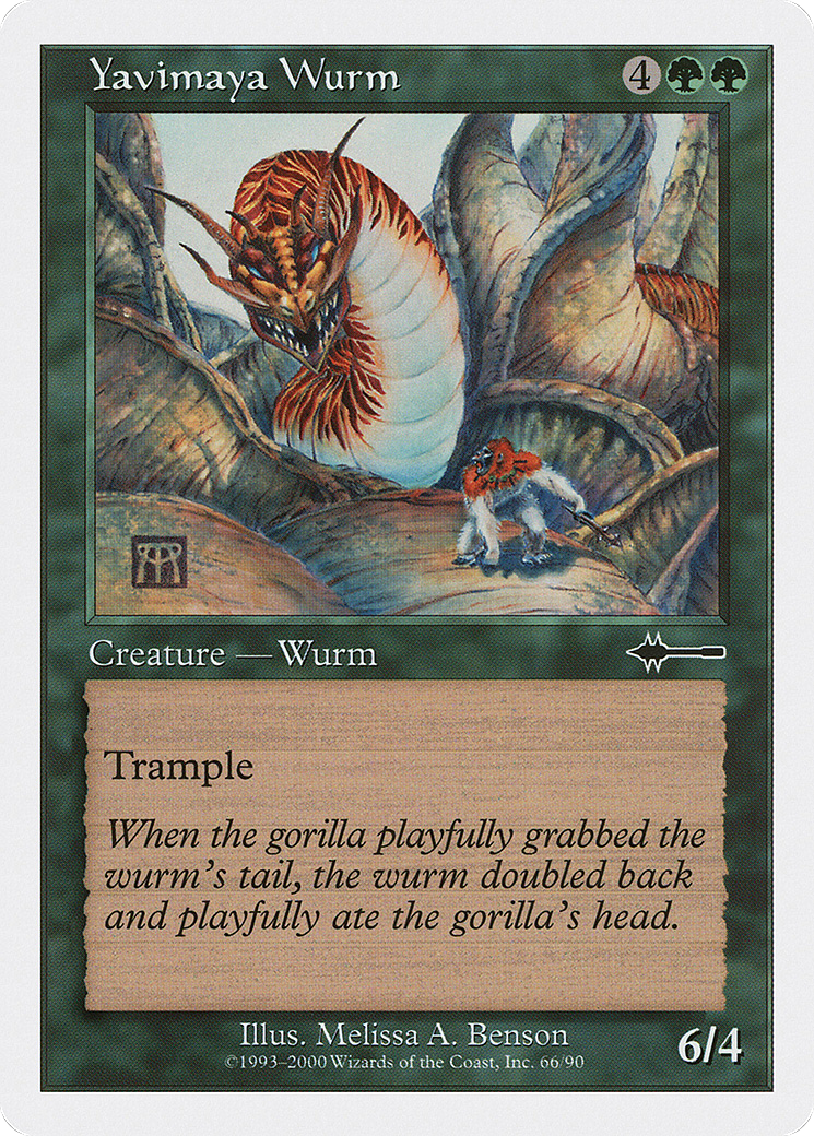 Yavimaya Wurm (BTD-066) [Misc] Beatdown Box Set MTG Single Wizards of the Coast