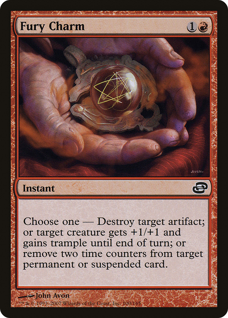 Fury Charm (PLC-100) [Planar Chaos] Foil MTG Single Planar Chaos