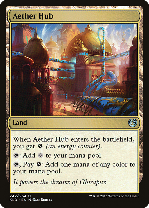 Aether Hub (KLD-242) [Kaladesh] MTG Single Wizards of the Coast