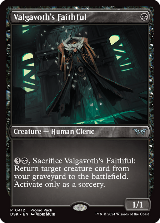 Valgavoth's Faithful (PPDSK-412) [Duskmourn: House of Horror] Foil MTG Single Wizards of the Coast