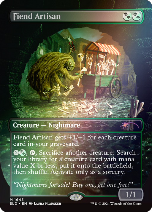 Fiend Artisan (Rainbow Foil) (SLD-1645) [Secret Lair] Drop (Borderless) Foil MTG Single Wizards of the Coast