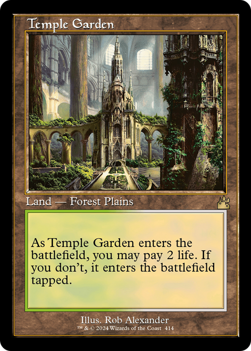 Temple Garden (RVR-414) [Ravnica Remastered] MTG Single Wizards of the Coast