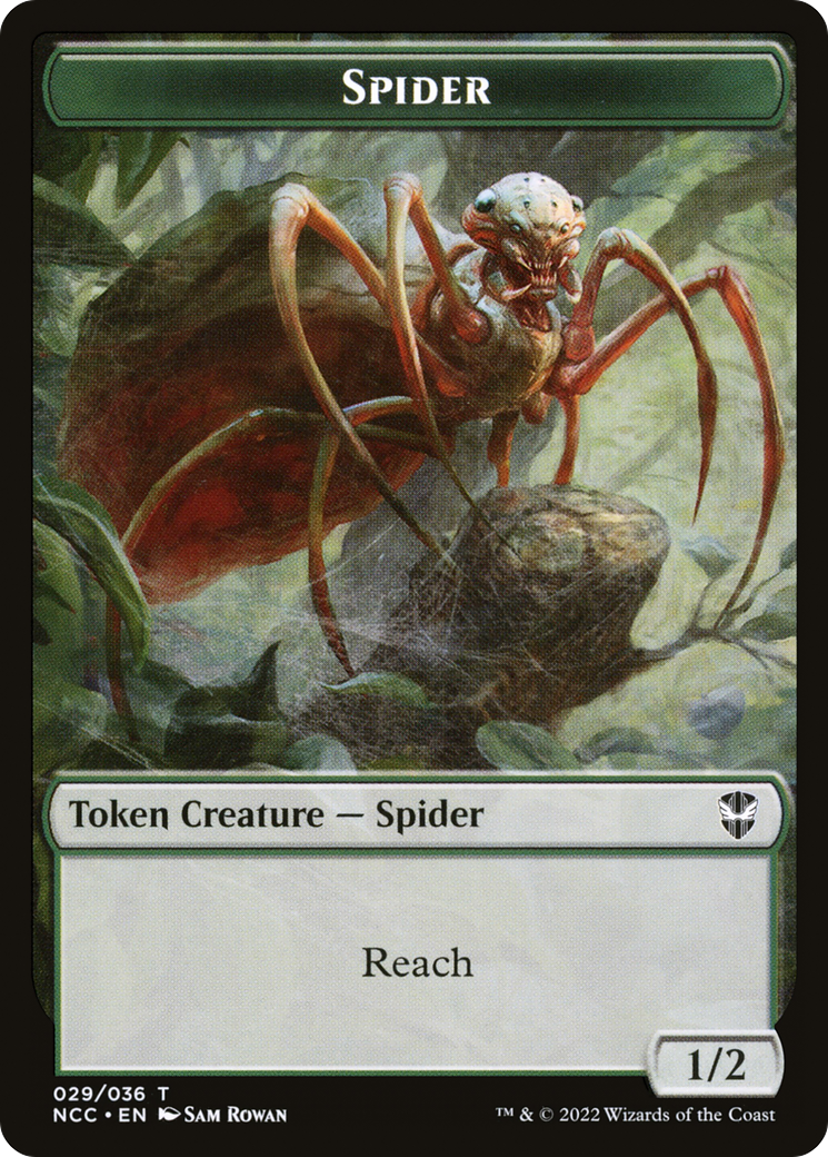 Spider (TNCC-029) [Tokens] New Capenna Commander Tokens Foil MTG Single Wizards of the Coast