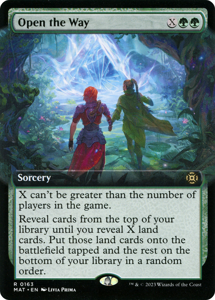 Open the Way (MAT-163) [March of the Machine: The Aftermath] (Extended Art) MTG Single Wizards of the Coast