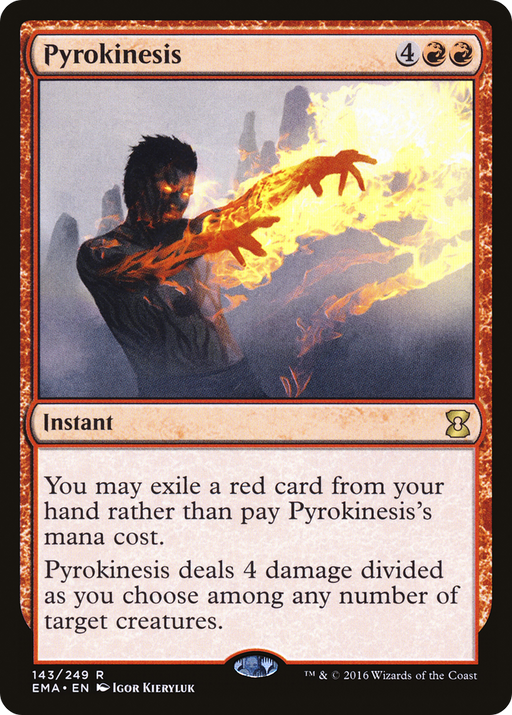 Pyrokinesis (EMA-143) [Eternal Masters] Foil MTG Single Wizards of the Coast