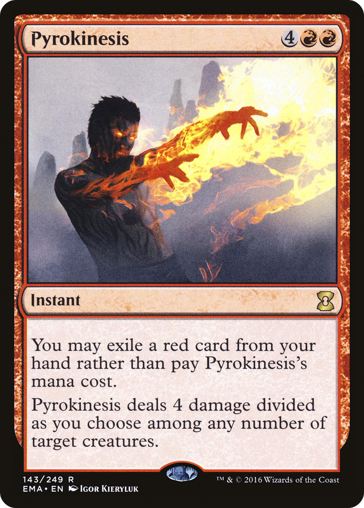 Pyrokinesis (EMA-143) [Eternal Masters] MTG Single Wizards of the Coast