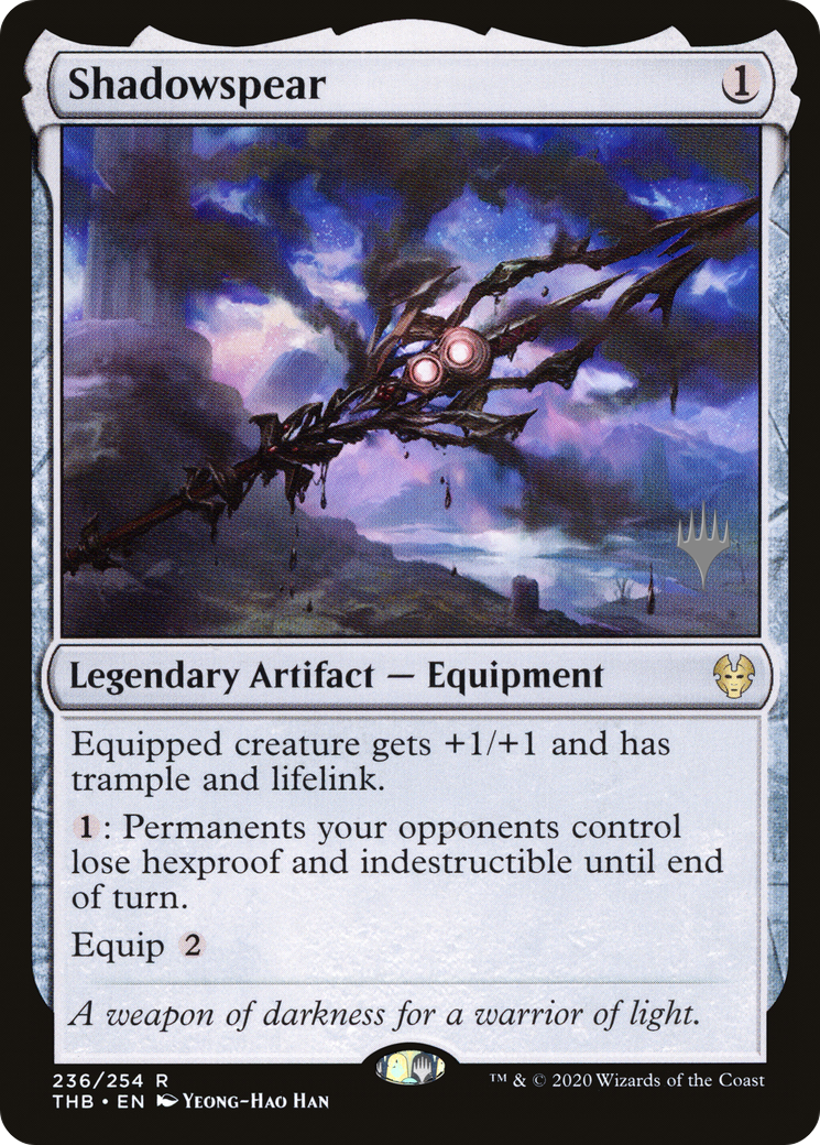 Shadowspear (PPTHB-236) [Theros Beyond Death Promos] Foil MTG Single Wizards of the Coast