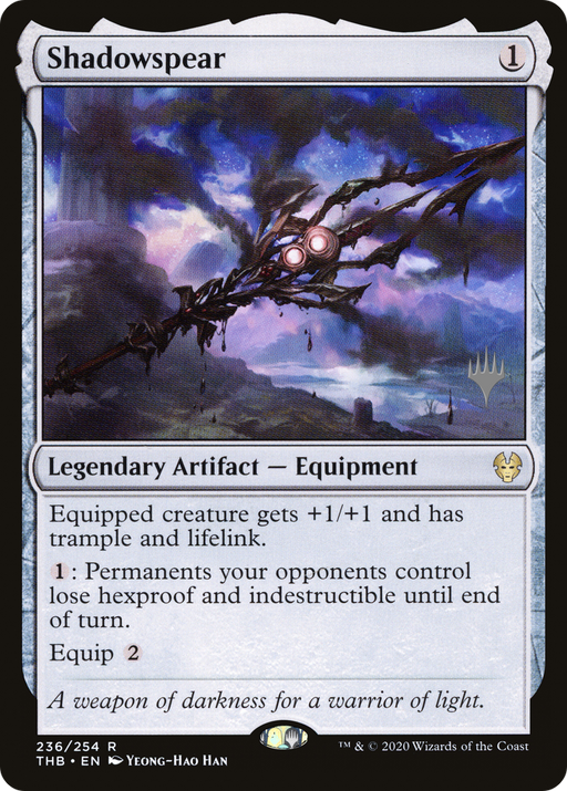 Shadowspear (PPTHB-236) [Theros Beyond Death Promos] Foil MTG Single Wizards of the Coast