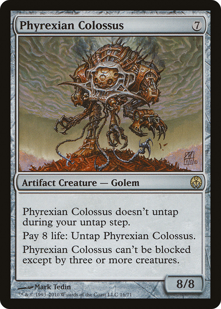 Phyrexian Colossus (DDE-016) [Misc] Duel Decks: Phyrexia vs. the Coalition MTG Single Wizards of the Coast