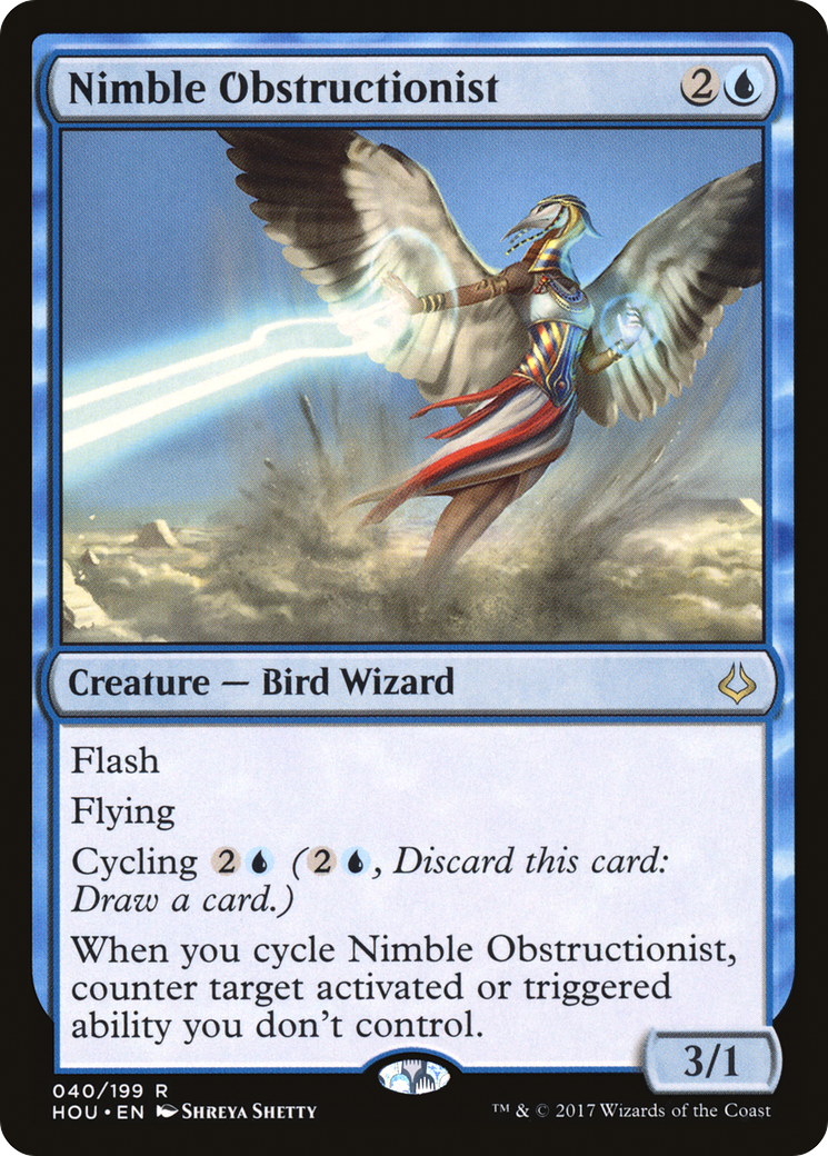 Nimble Obstructionist (HOU-040) [Hour of Devastation] Foil MTG Single Wizards of the Coast