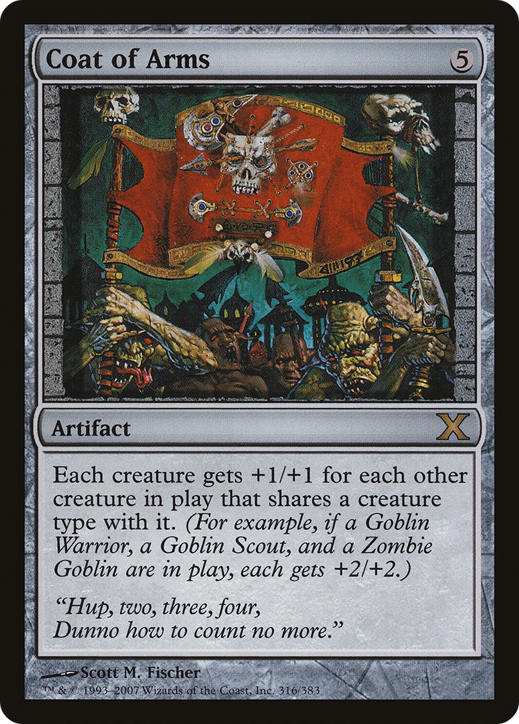 Coat of Arms (10E-316) [Tenth Edition] MTG Single Wizards of the Coast