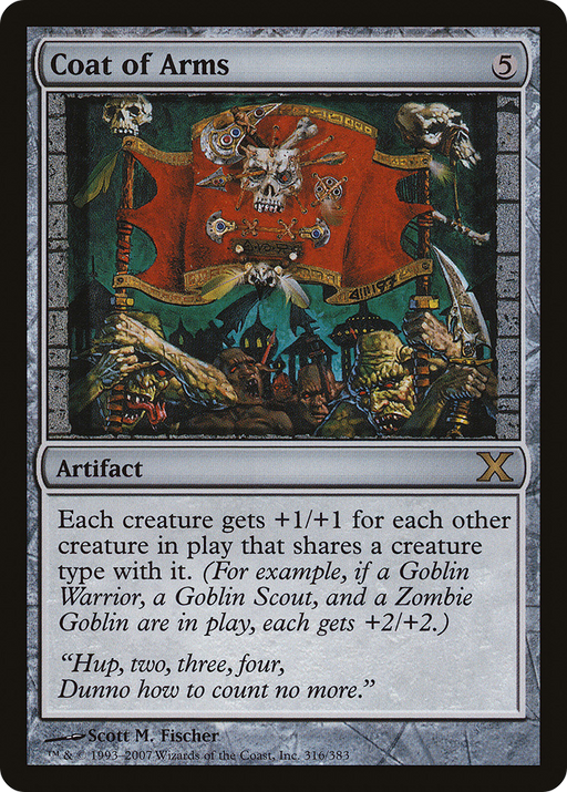 Coat of Arms (10E-316) [Tenth Edition] MTG Single Wizards of the Coast