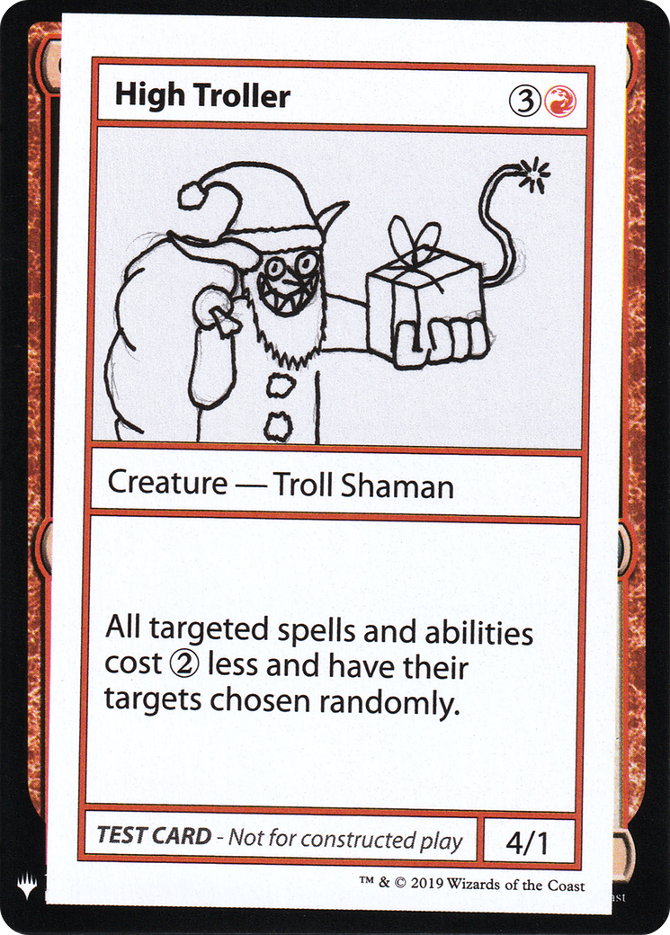 High Troller (CMB1-054) [Mystery Booster] Playtest Cards 2019 MTG Single Wizards of the Coast
