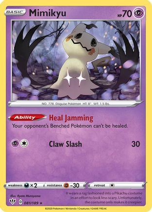Mimikyu - 081/189 Holofoil [Misc: Cards & Products] Pokemon Single Pokémon