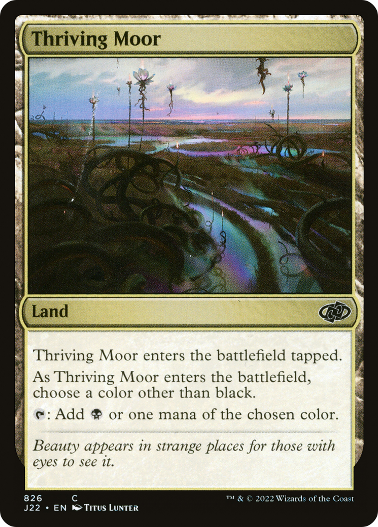 Thriving Moor (J22-826) [Jumpstart 2022] MTG Single Wizards of the Coast