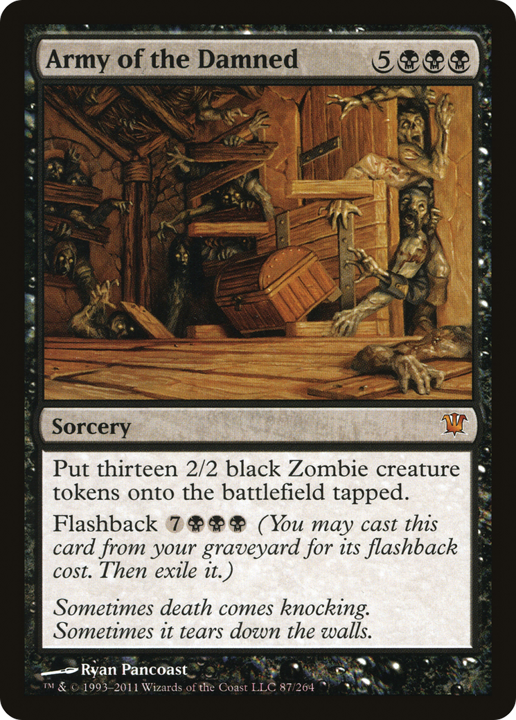 Army of the Damned (ISD-087) [Innistrad] MTG Single Wizards of the Coast