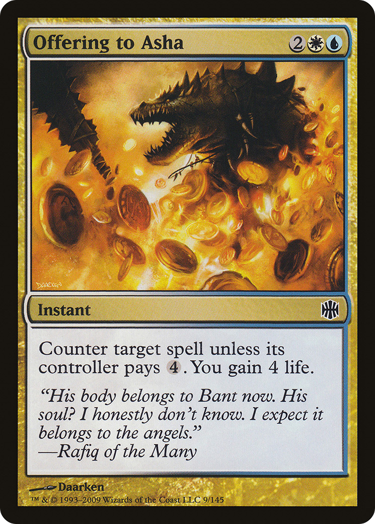 Offering to Asha (ARB-009) [Alara Reborn] Foil MTG Single Wizards of the Coast