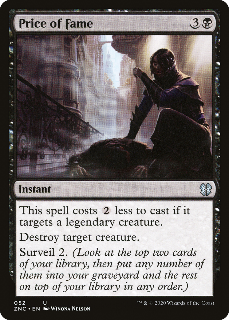 Price of Fame (ZNC-052) [Zendikar Rising Commander] MTG Single Wizards of the Coast