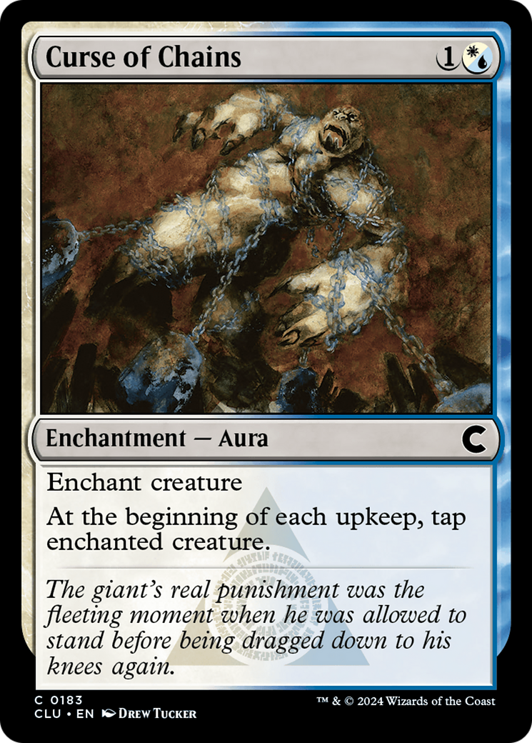 Curse of Chains (CLU-183) [Ravnica: Clue Edition] MTG Single Wizards of the Coast