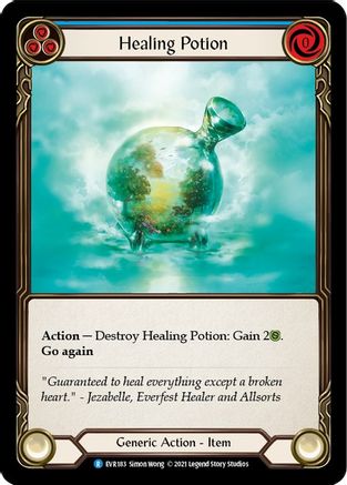 Healing Potion [EVR183] (Everfest)  1st Edition Normal Flesh And Blood Single Flesh And Blood   