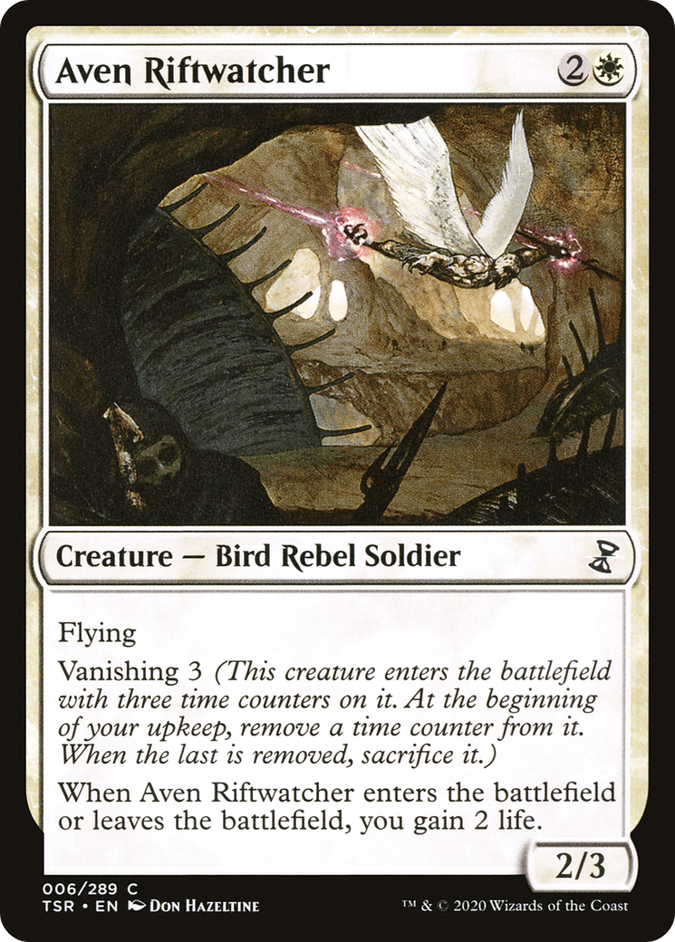 Aven Riftwatcher (TSR-006) [Time Spiral Remastered] Foil MTG Single Wizards of the Coast