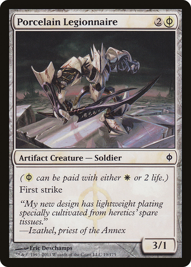 Porcelain Legionnaire (NPH-019) [New Phyrexia] MTG Single Wizards of the Coast