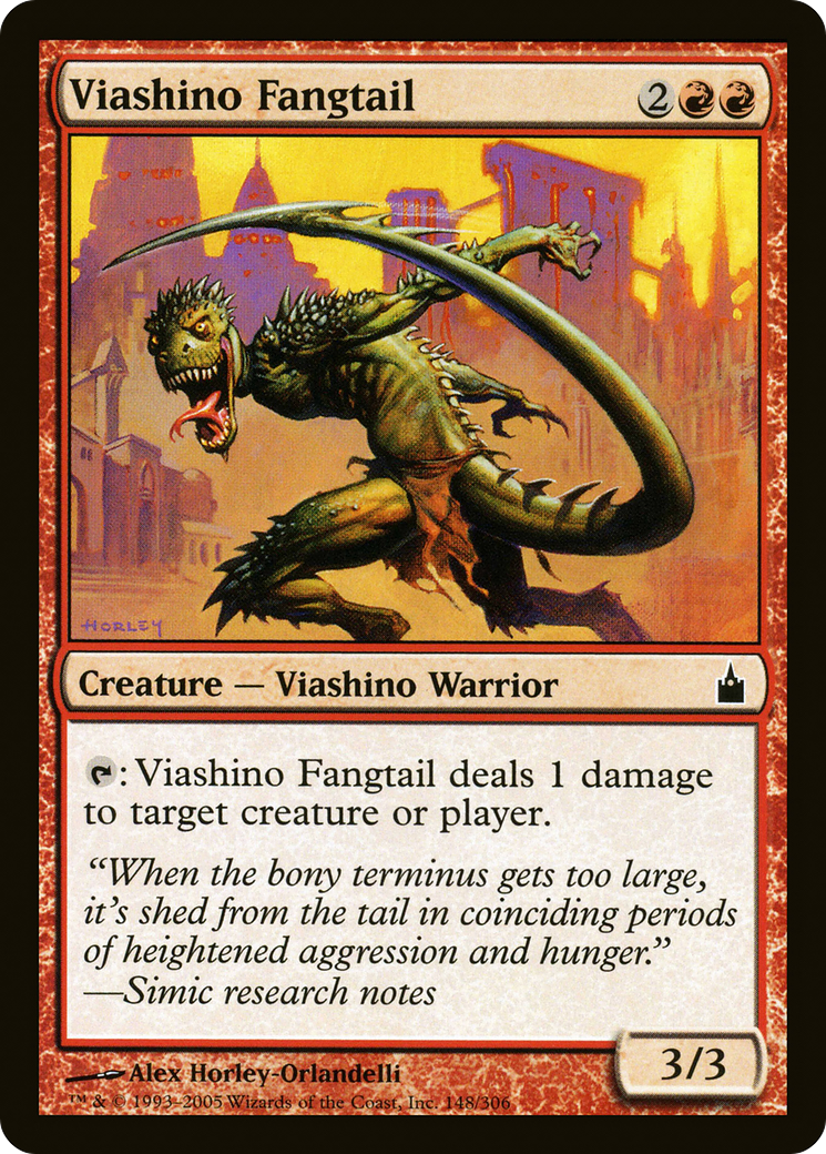 Viashino Fangtail (RAV-148) [Ravnica: City of Guilds] MTG Single Wizards of the Coast