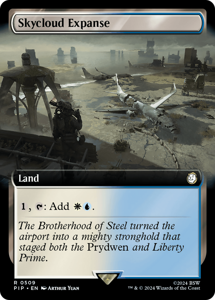 Skycloud Expanse (PIP-509) [Fallout] (Extended Art) Foil MTG Single Wizards of the Coast