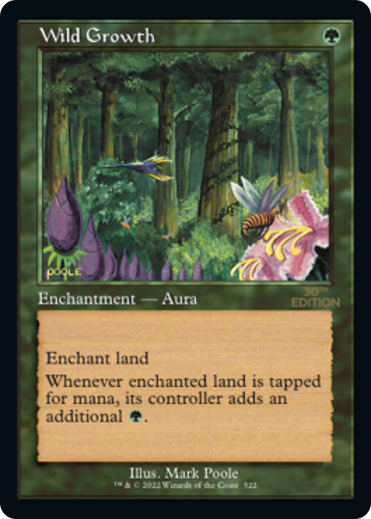 Wild Growth (30A-522) [30th Anniversary Edition] MTG Single Wizards of the Coast