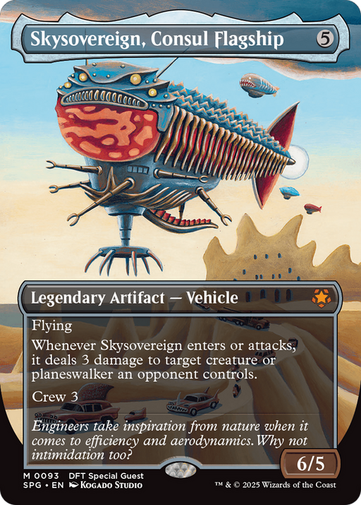 Skysovereign, Consul Flagship (SPG-093) [Special Guests] (Borderless) MTG Single Wizards of the Coast