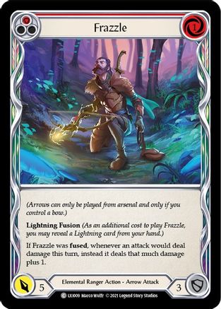Frazzle (Red) [LXI009] (Tales of Aria Lexi Blitz Deck)  1st Edition Normal Flesh And Blood Single Flesh And Blood   