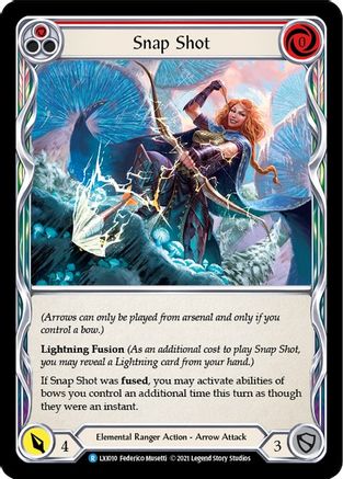 Snap Shot (Red) [LXI010] (Tales of Aria Lexi Blitz Deck)  1st Edition Normal Flesh And Blood Single Flesh And Blood   