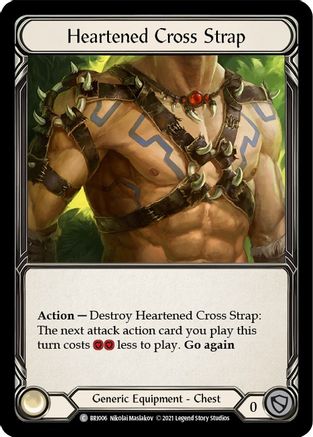 Heartened Cross Strap [BRI006] (Tales of Aria Briar Blitz Deck)  1st Edition Normal Flesh And Blood Single Flesh And Blood   