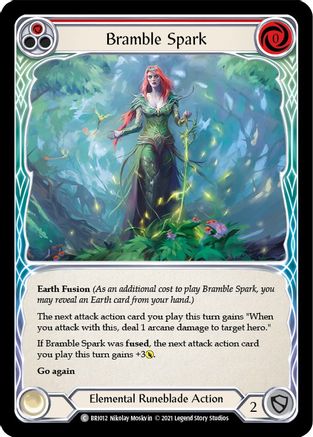Bramble Spark (Red) [BRI012] (Tales of Aria Briar Blitz Deck)  1st Edition Normal Flesh And Blood Single Flesh And Blood   